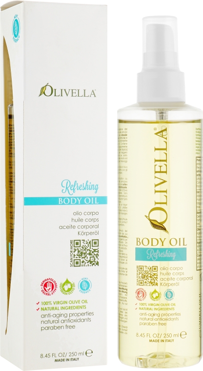 Освіжальна олія для тіла - Olivella Refreshing Body Oil — фото N1