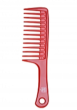 Парфумерія, косметика Гребінь для волосся, червоний - Denman ProTip Professional Detangling Comb 07