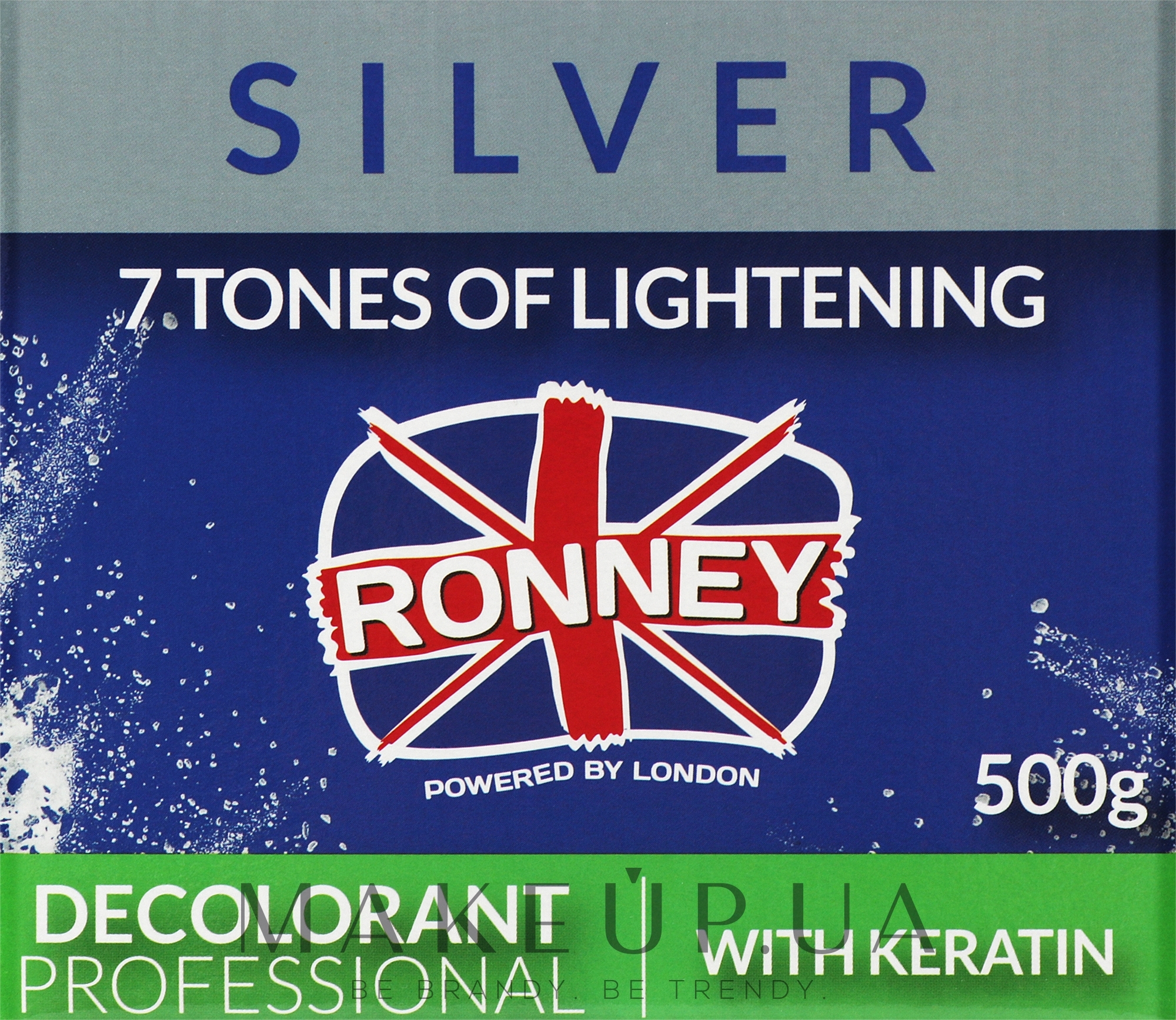 Пудра для освітлення волосся з кератином - Ronney Dust Free Bleaching Powder With Keratin — фото 500g