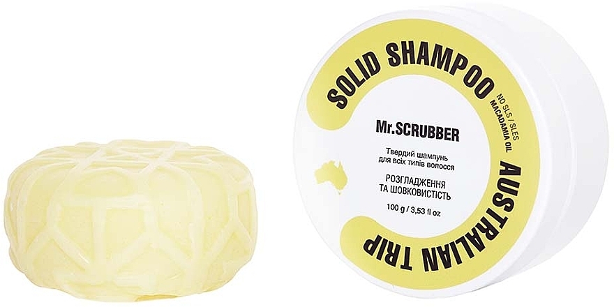 Твердый шампунь Australian Trip - Mr.Scrubber Solid Shampoo Bar