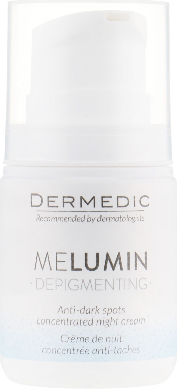 Нічний крем для обличчя - Dermedic Melumin Depigmenting Night Cream — фото N2