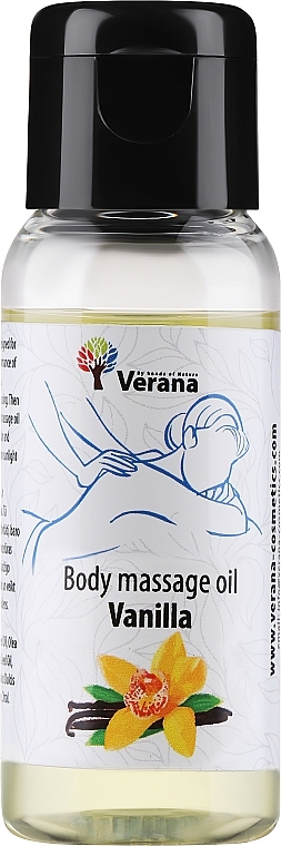 Массажное масло для тела "Vanilla" - Verana Body Massage Oil — фото N1