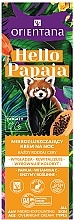 Мікровідлущувальний нічний крем з вітаміном С і рослинними ферментами - Orientana Hello Papaja — фото N3