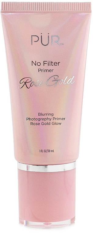 Праймер для обличчя - Pur No Filter Blurring Photography Primer Rose Gold Glow — фото N1