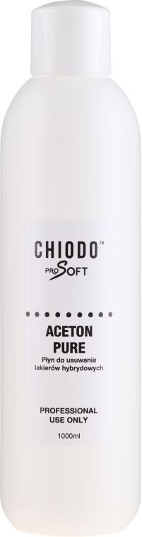 Рідина для зняття гібридних лаків - Chiodo Pro Soft Aceton Pure — фото N1