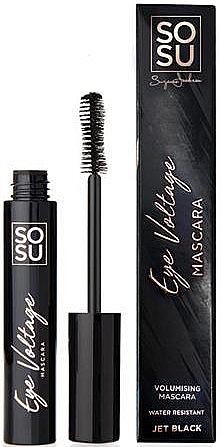 Водостійка туш для вій - Sosu by SJ Eye Voltage Volumising Mascara — фото N1