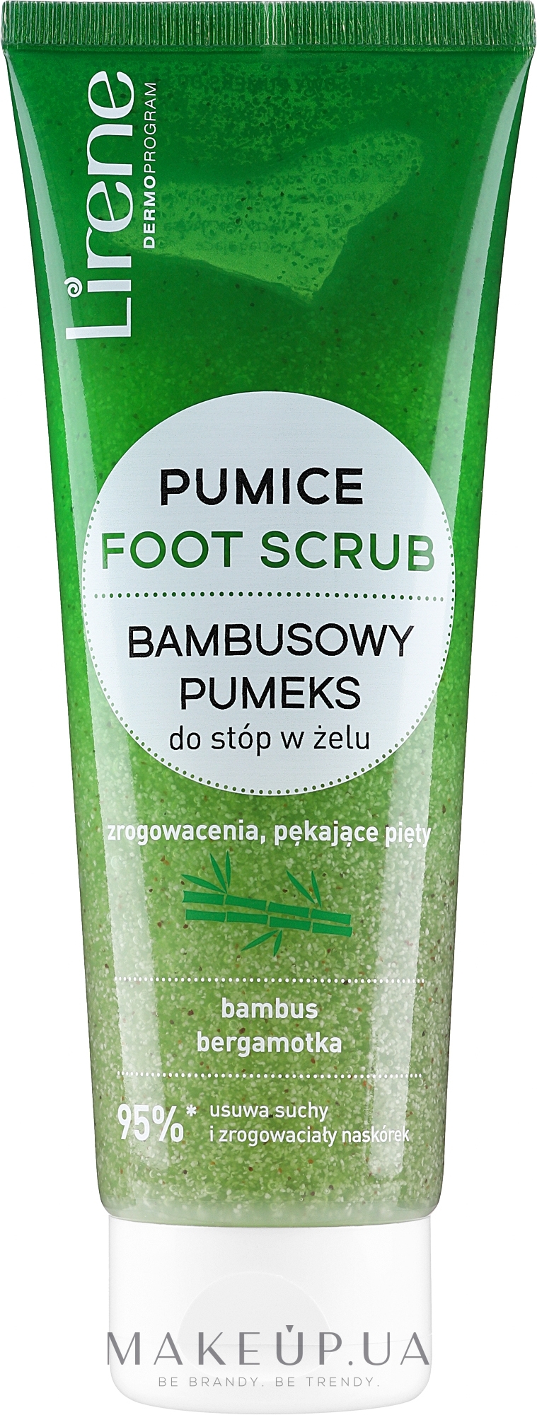 Бамбуковый гель для пемзы для ног - Lirene Bamboo Foot Pumice Gel — фото 120g