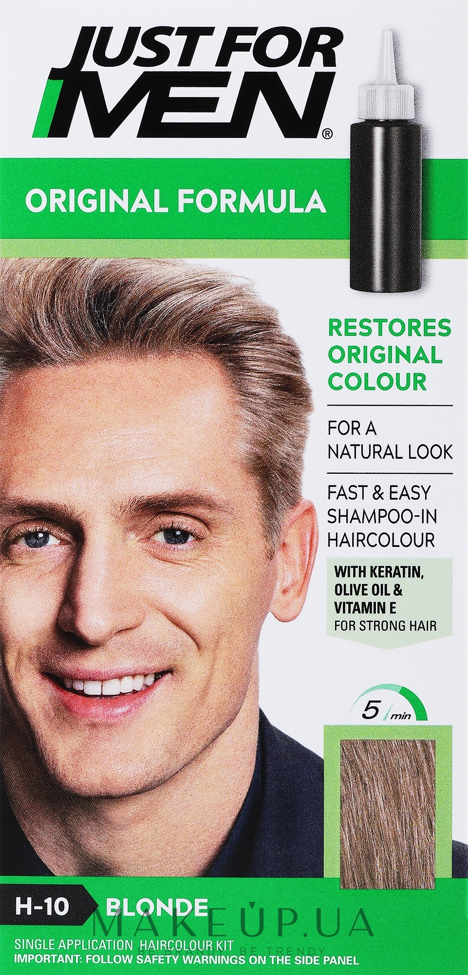 Краска для волос - Just For Men Shampoo-in Color — фото H-10 - Blonde