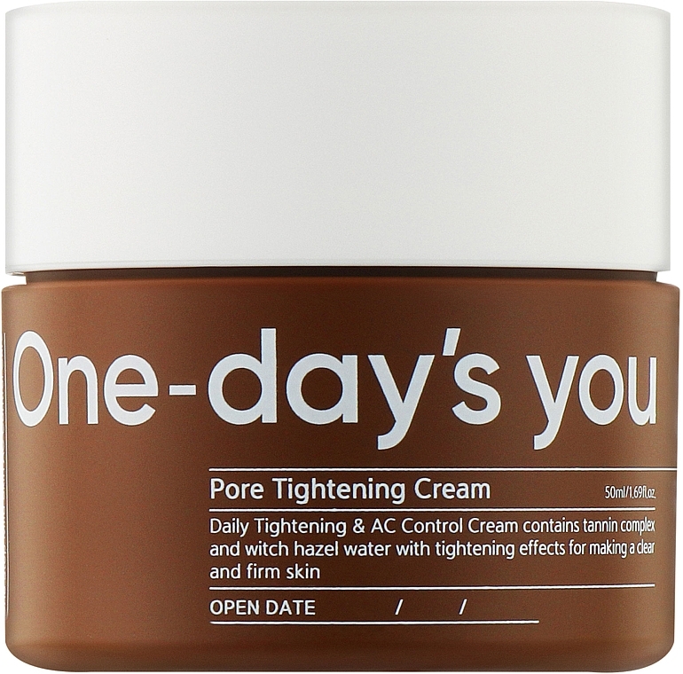 Крем для звуження пор - One-Days You Tightening Cream — фото N1
