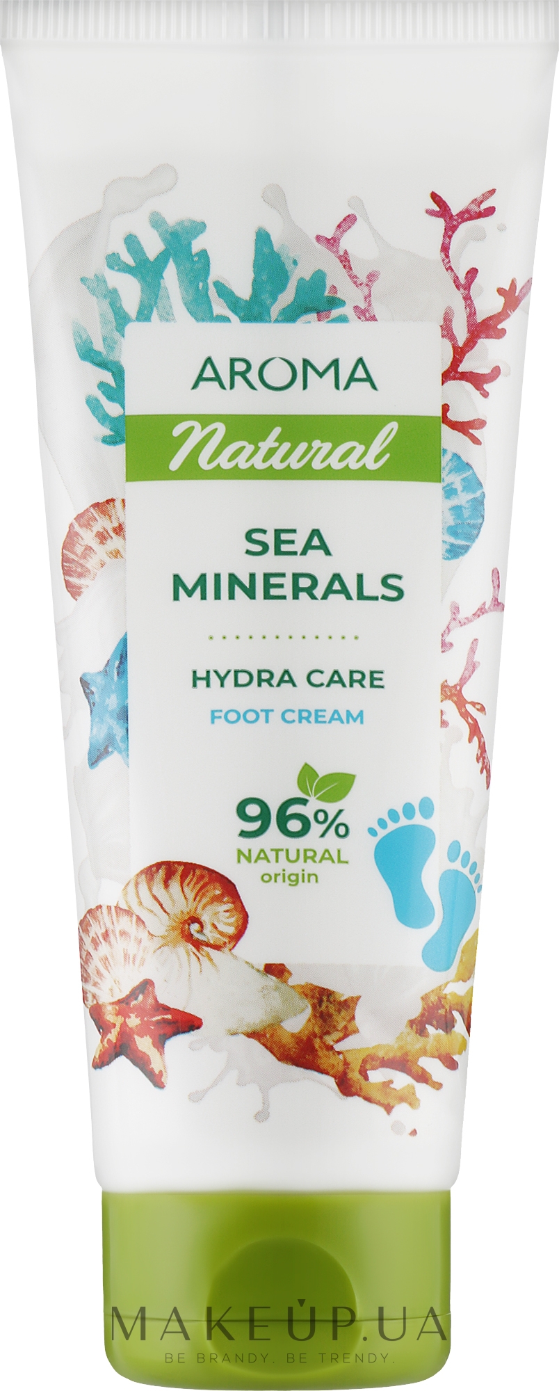 Крем для ніг "Морські мінерали" - Aroma Natural Sea Minerals Foot Cream — фото 75g