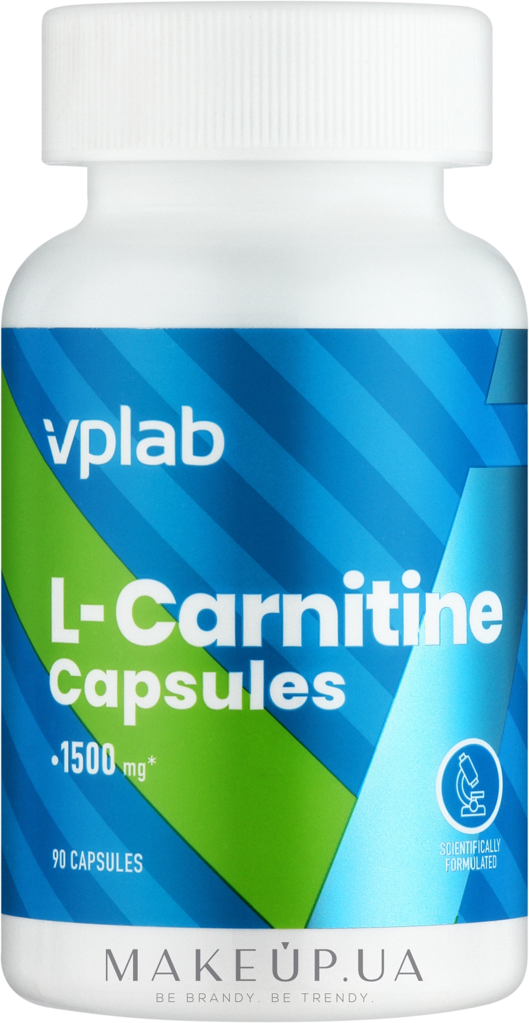 Харчова добавка "L-Carnitine" 1500 мг, капсули - VPLab L-Carnitine Capsules 1500 mg — фото 90шт