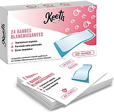 Полоски для отбеливания зубов со вкусом малины - Keeth Tooth Whitening Strips — фото N1