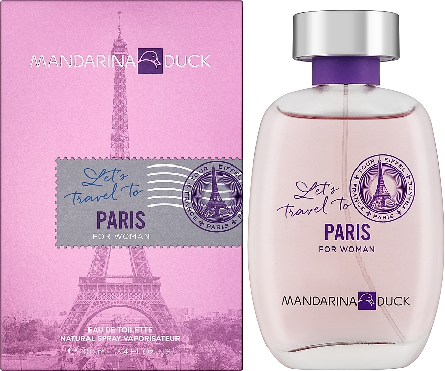 Mandarina Duck Let's Travel To Paris For Women - Туалетна вода — фото N2