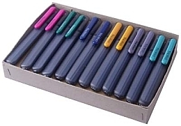 Набор пилочек для ногтей "NailMaid Ceramic Black" в коробке, 24 шт - Erlinda Solingen NailMaid Ceramic Nail File Refill — фото N1