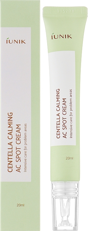 Заспокійливий точковий крем для проблемних зон - IUNIK Centella Calming Ac Spot Cream — фото N2