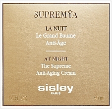 Антивіковий нічний крем для обличчя - Sisley Supremya The Supreme Night Anti-Aging Cream — фото N2