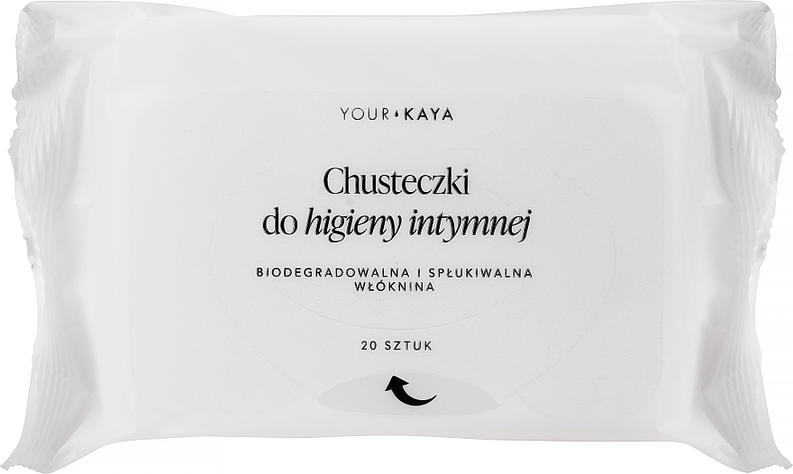 Серветки для інтимної гігієни, 20 шт. - Your Kaya Intimate Wet Wipes — фото N1
