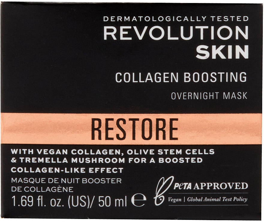 Нічна маска з колагеном - Revolution Skin Restore Collagen Boosting Overnight Mask — фото N4