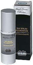 Парфумерія, косметика Сироватка для обличчя з шовковою основою - Mon Platin DSM Black Caviar Silk Serum Foundation (пробник)