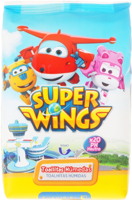 Дитячі вологі серветки - Suavipiel Super Wings Wipes — фото N1