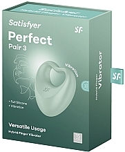 Вибратор 2-в-1 - Satisfyer Perfect Pair 3 Green — фото N3