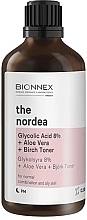 Парфумерія, косметика Тонер для обличчя - Bionnex The Nordea Glycolic Acid %8 + Aloe Vera + Birch Toner