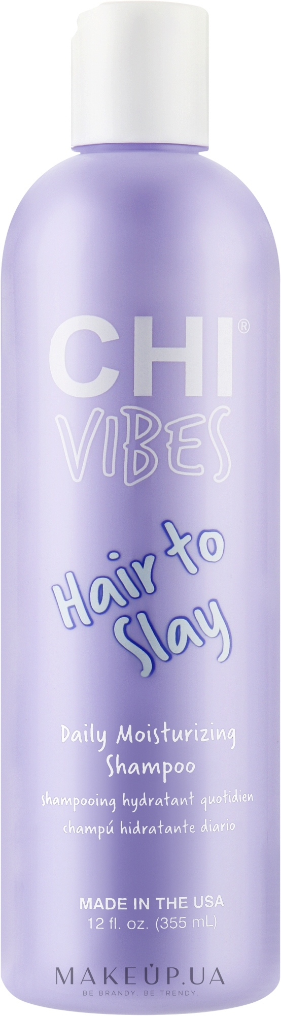 Зволожувальний шампунь для щоденного миття волосся - CHI Vibes Hair To Slay Daily Moisture Shampoo — фото 355ml