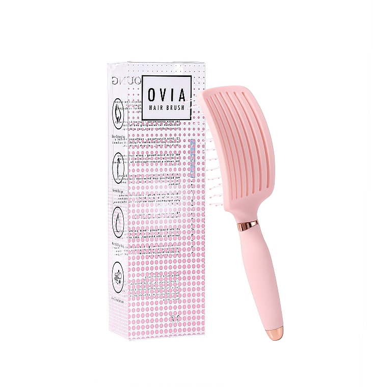Щітка для волосся "Ovia Pink" - Sister Young Hair Brush — фото N1
