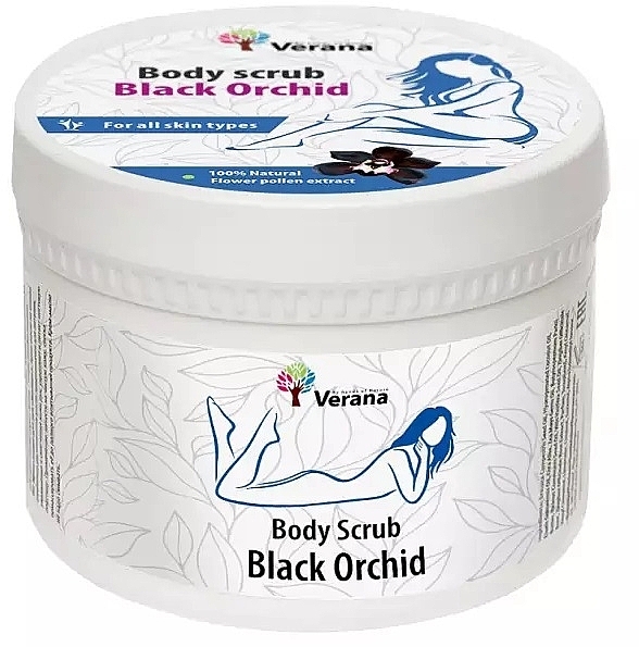 Скраб для тіла "Чорна орхідея" - Verana Body Scrub Black Orchid — фото N1