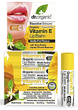 Духи, Парфюмерия, косметика Бальзам для губ с витамином Е - Dr. Organic Bioactive Skincare Vitamin E Lip Balm SPF15