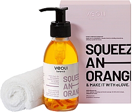 Набор - Veoli Botanica Squeeze An Orange (f/oil/132.7g + towel/1pcs) — фото N3