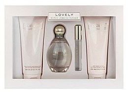 Духи, Парфюмерия, косметика Sarah Jessica Parker Lovely - Набор (edp/100ml + edp/10ml + s/g/200ml + b/l/200ml)