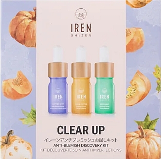 Набор - Iren Shizen Clear Up Anti-Blemish Discovery Kit (serum/3*5ml) — фото N1