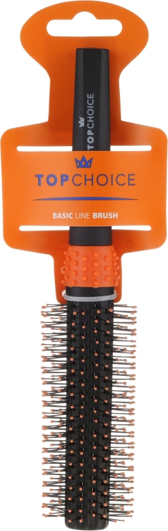 Щетка для волос, черно-оранжевая, 2083 - Top Choice — фото N2