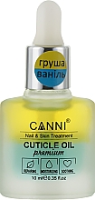 Парфумерія, косметика Олія для кутикули двофазна "Груша-ваніль" - Canni Cuticle Oil Premium