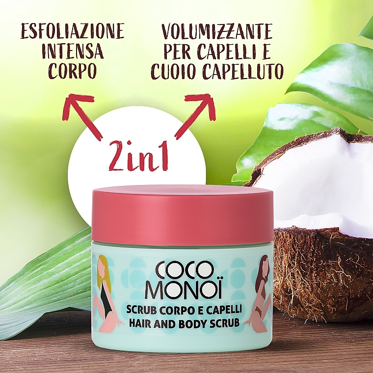 Скраб для волосся і тіла - Coco Monoi Hair And Body Scrub — фото N4