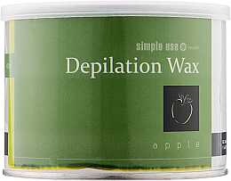 Парфумерія, косметика Теплий віск для депіляції в банці "Зелене яблуко" - Simple Use Beauty Depilation Wax