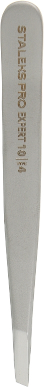 Пінцет для брів (вузькі скошені кроммки), T7-10-07 - Staleks — фото N2