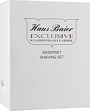 Парфумерія, косметика Набір для гоління, 75130 - Hans Baier (razor/1pc + brush/1pc)
