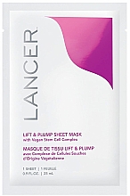 Тканевая маска с эффектом лифтинга - Lancer Lift & Plump Sheet Mask — фото N2