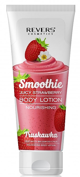 Питательный лосьон для тела - Revers Nourishing Body Lotion Smoothie Strawberry — фото N1