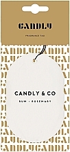 Духи, Парфюмерия, косметика Ароматизатор для шкафа - Candly & Co No.2 Rum Rozmary Fragrance Tag