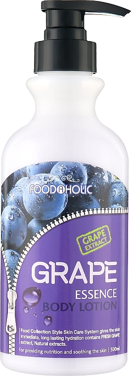 Увлажняющий лосьон для тела "Виноград" - Food A Holic Grape Essence Body Lotion — фото N1