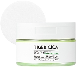 Успокаивающие патчи для лица - It's Skin Tiger Cica Green Chill Down Calming Soothing Pad — фото N1