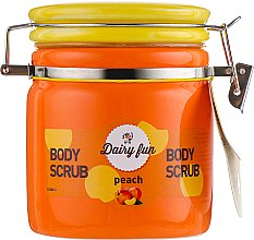 Парфумерія, косметика Скраб для тіла "Персик" - Delia Dairy Fun Body Scrub Peach