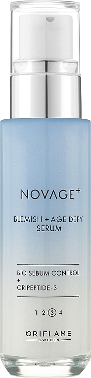 Сироватка для проблемної шкіри обличчя - Oriflame Novage+ Blemish + Age Defy Serum — фото N1