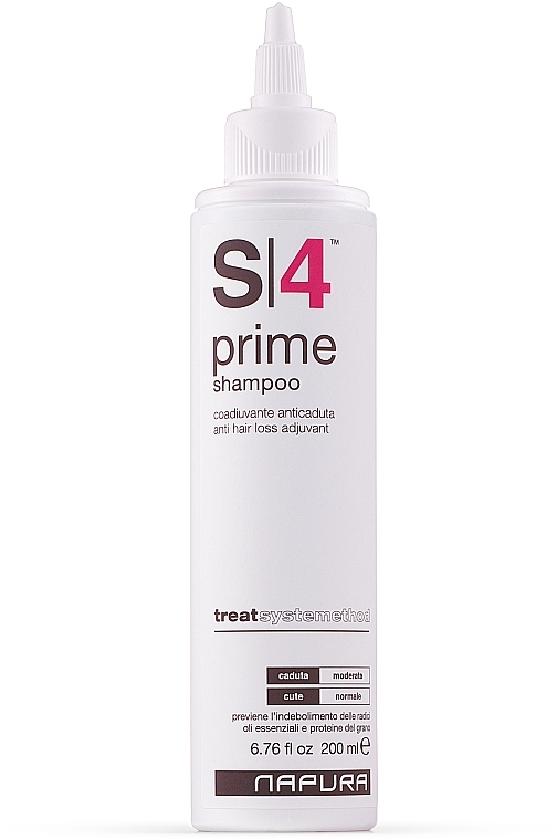 Шампунь "Предохранение от выпадения волос" - Napura S4 Prime Shampoo — фото N1