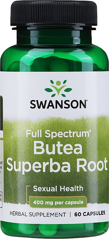 Харчова добавка "Корінь Бутеа Суперба", 400 мг - Swanson Full Spectrum Butea Superba Root — фото N1
