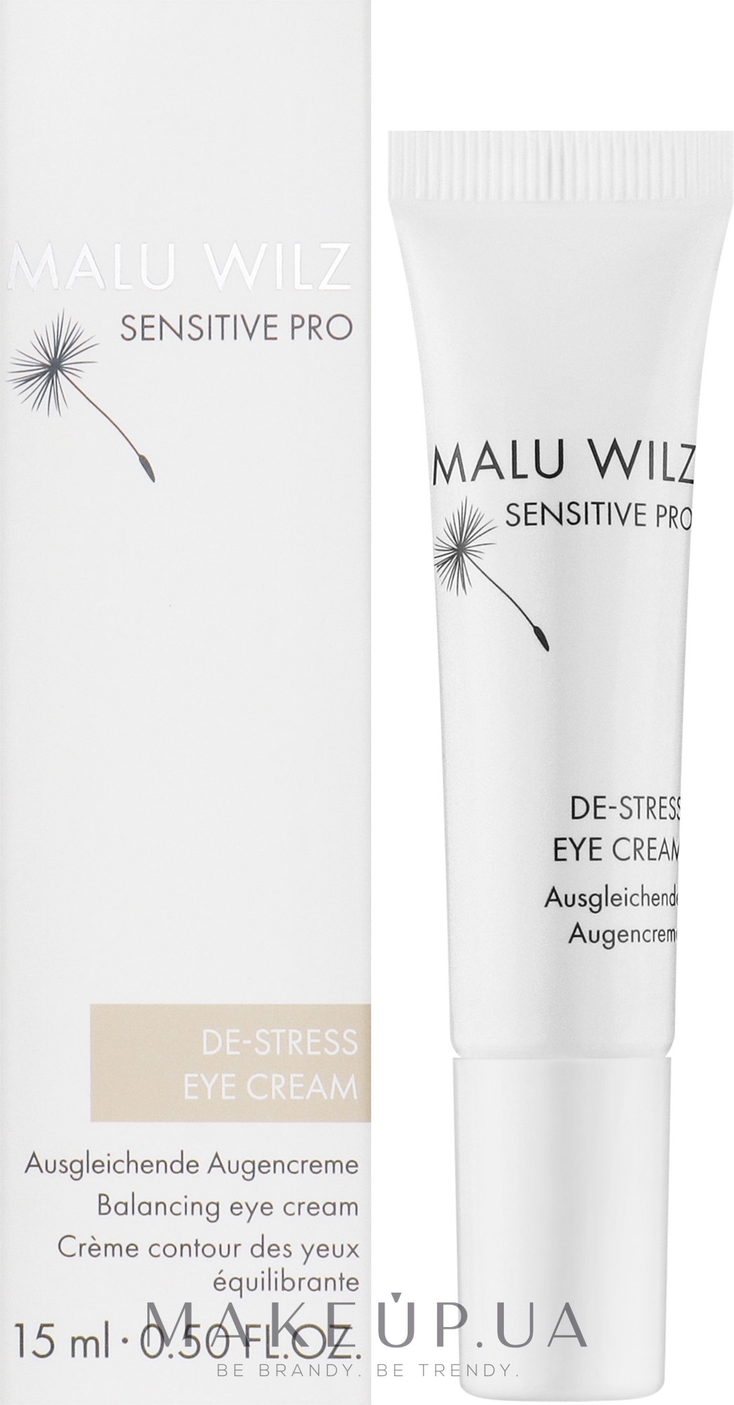 Успокаивающий крем для век - Malu Wilz Sensitive Pro De-Stress Eye Cream — фото 15ml