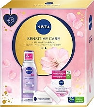 Набор - NIVEA Sensitive Care (micel/water/200ml + cr/50ml) — фото N1